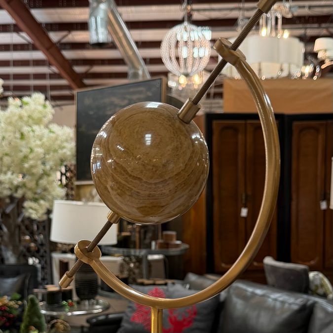 Revelation Brass & Marble Armillary Sphere 18"H