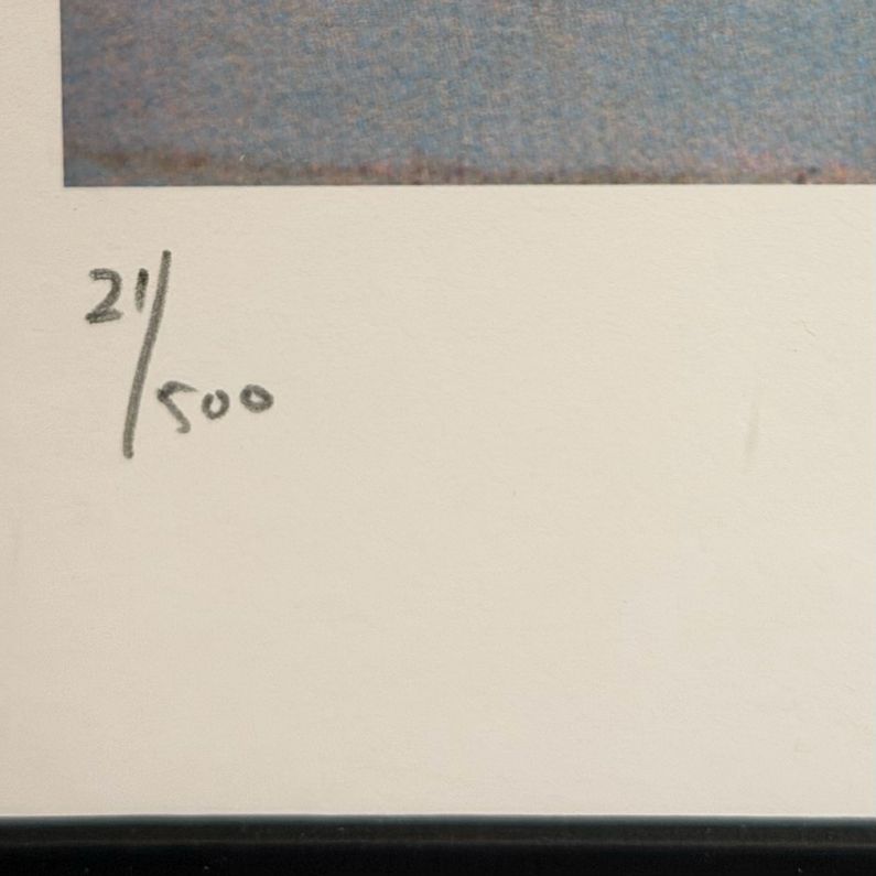 "First Study of Madonna" S/N Lithograph 21/500 W/COA by Salvador Dali 18.75x24.