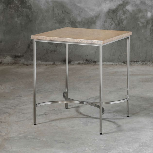 Uttermost 25459 Drummond Modern Side Table 22x22x26