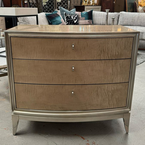 PAIR Caracole Rise & Shine 3-Drw Nightstands 36x18x32.25