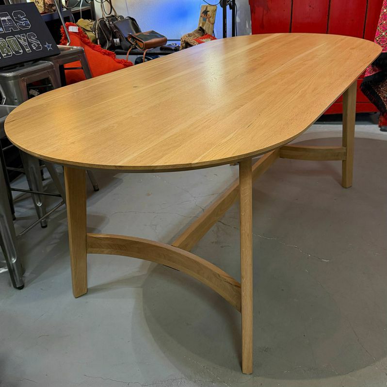 Joss & Main Signa Natural Oak Dining Table