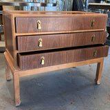 Vintage Hekman 3-Drw Chest/Nightstand 32x17x37