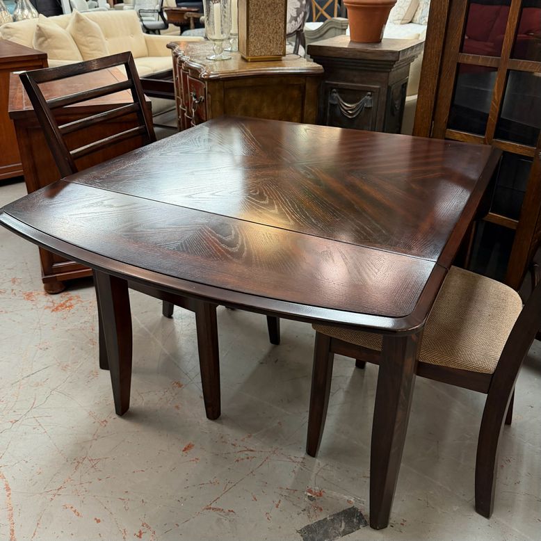 Winner's Only Drop Leaf Table W/2 Chairs 30-50"x36x30.5