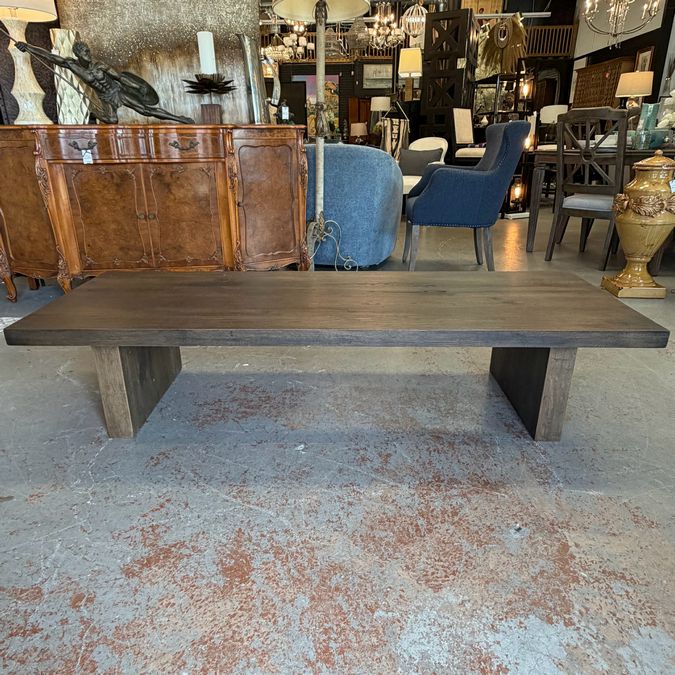 Restoration Hardware Reclaimed Oak Plank Coffee Table 68x24x15
