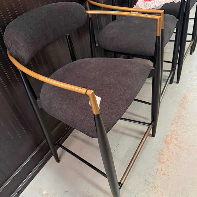 PAIR Arhaus Jagger Counter Height Barstools 22x21.5x41.5