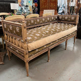 Custom Lindon Style Bench by Old Hickory Tannery 77.5x30x39