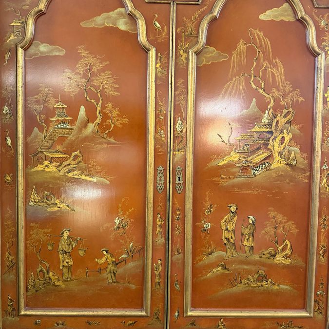 Baker Collector's Edition Chinoiserie Secretary 37x20x92