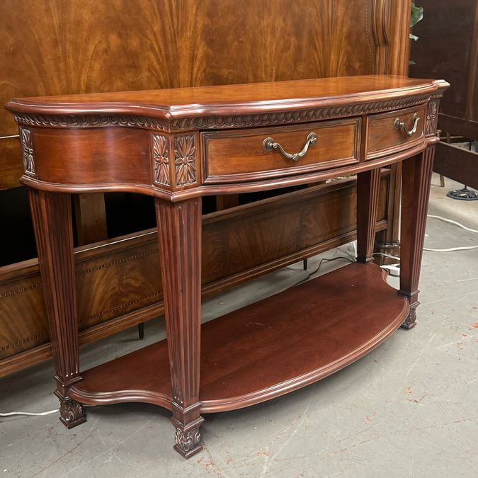 Lane 2-Drw Console Table W/Lower Shelf 56x20x35