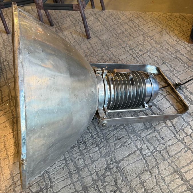 Rewired Vintage Industrial Factory Pendant Light 38"H x 31"Dia