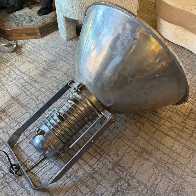 Rewired Vintage Industrial Factory Pendant Light 38"H x 31"Dia