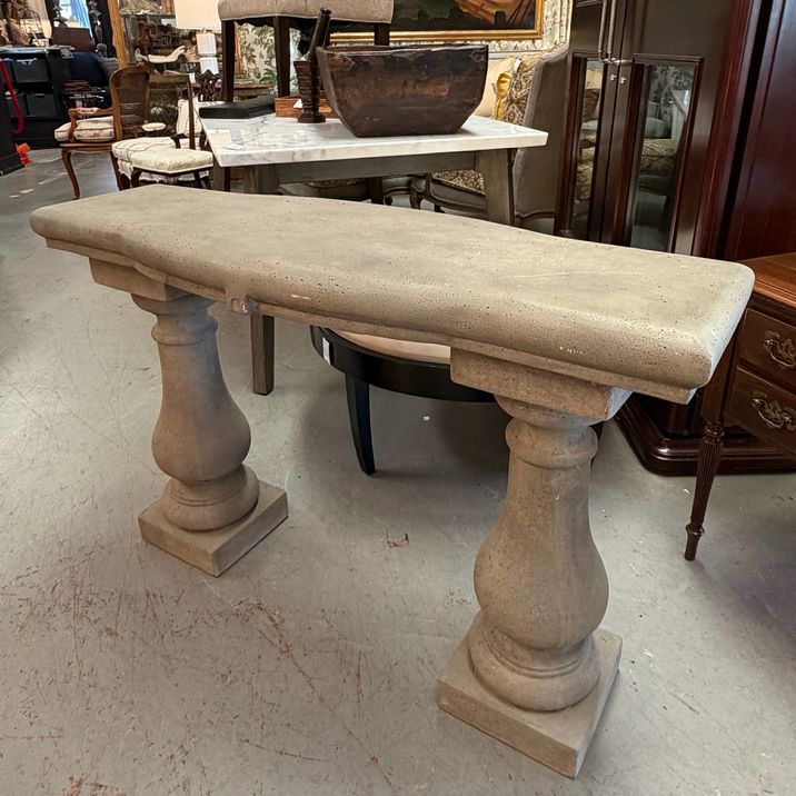 Perigold Elle Baluster Console Fiberstone Console Table 48x16x31