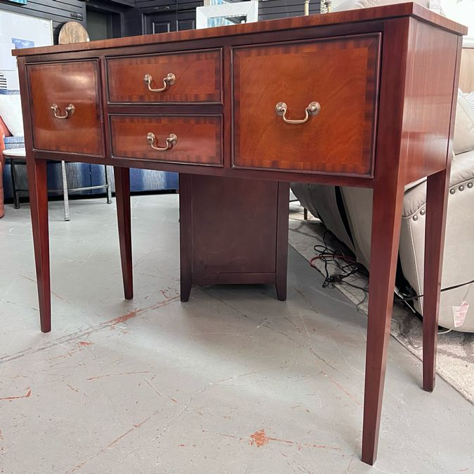 Canora Grey Kittleson 4-Drw Mahogany Console 47x16x36