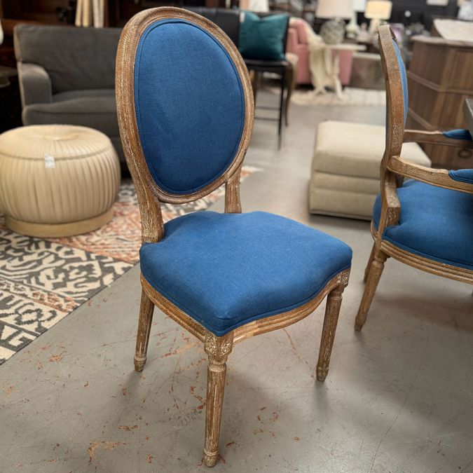 SET/4 Wisteria Louis XVI Chairs 2-Arm, 2-Side 19.5x22x40