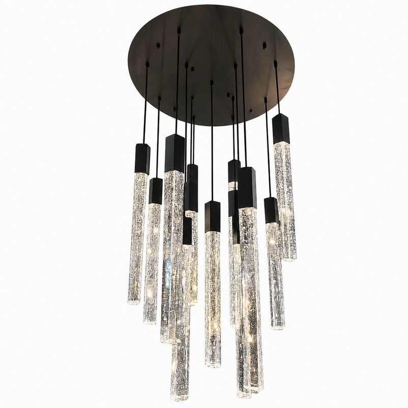 Weston 13-Light 30" Black Pendant Ceiling Light