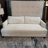 Pottery Barn Pacifica Slim Arm Sofa In Ivory 78x37x26