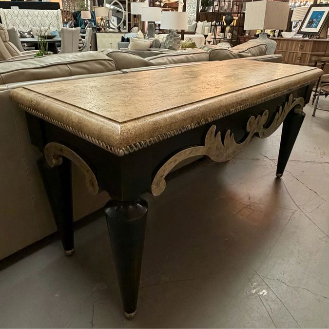 Swaim 790 Console Table Stone Top 68x25x33