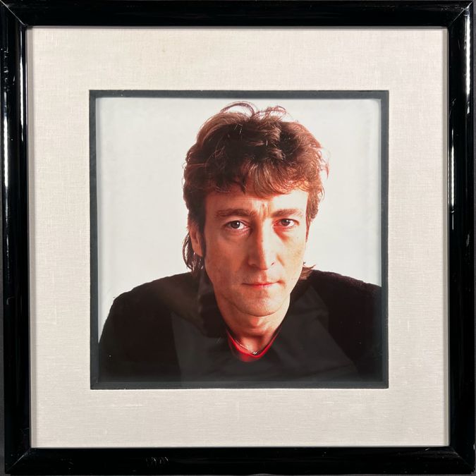SET/3 John Lennon Memorabilia: Photo-.13'H; Art-16'H; Poem-26'H