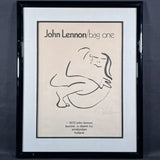 SET/3 John Lennon Memorabilia: Photo-.13'H; Art-16'H; Poem-26'H