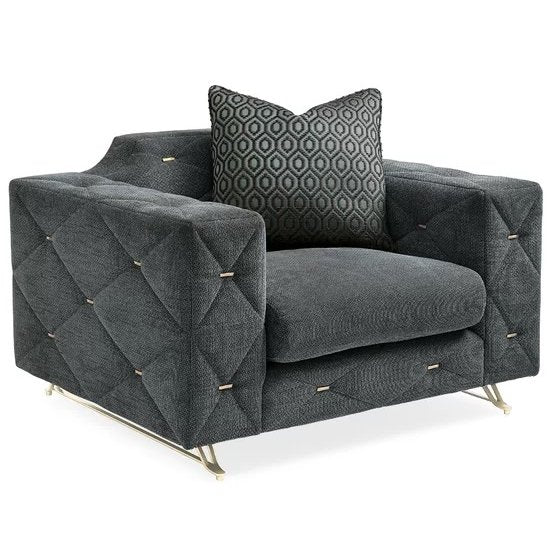 Caracole Classic Diamond Dash Armchair 44x37.5x29