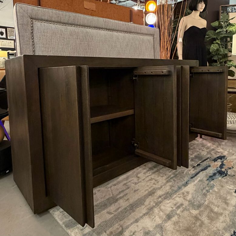 Restoration Hardware Oak Sideboard 72x19x37