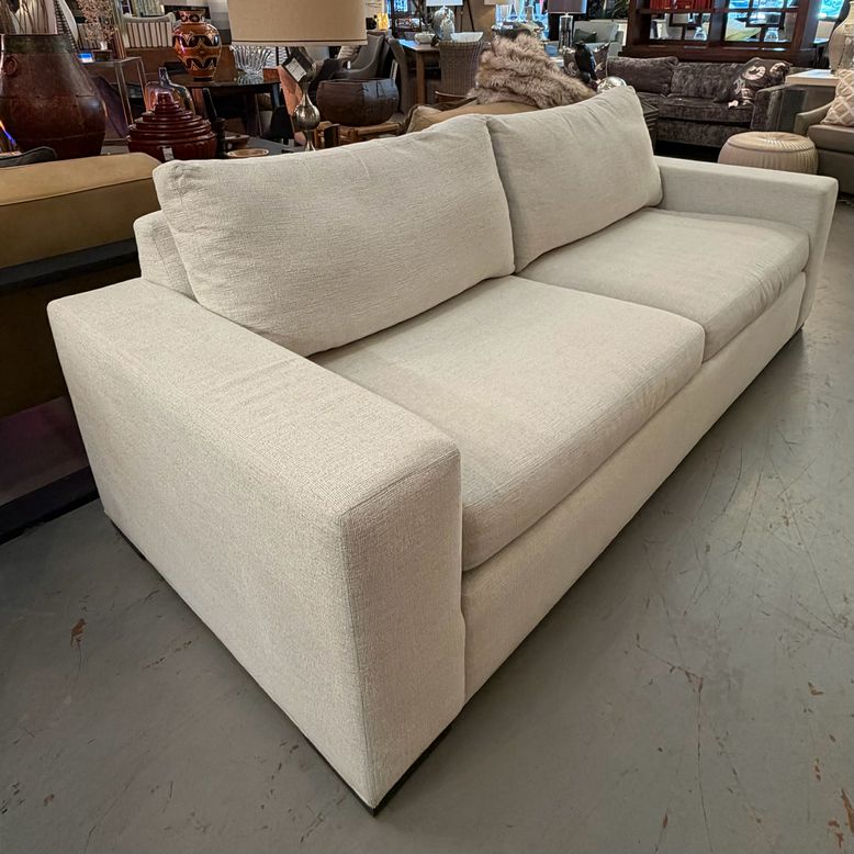 Ethan Allen Conway Barton Ivory Sofa 90x39x37