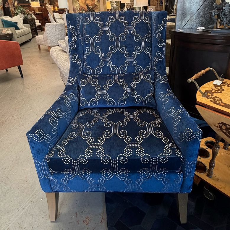 Ethan Allen "Kyle" Wingback Chair 31.5x34x43.5