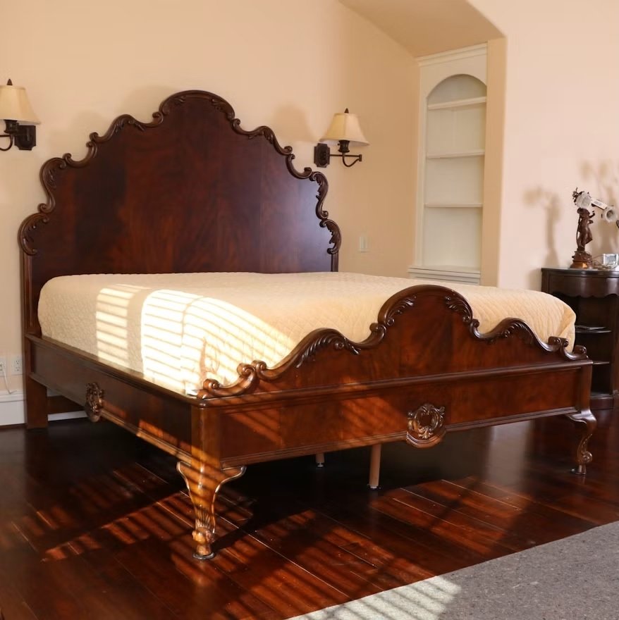 Drexel Heritage Cali King Belle Maison Lit De Ribbon Head/Footboard SRs/4 SLs