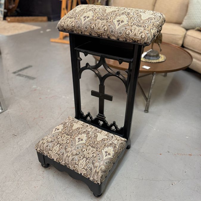 Antique Prayer Bench, Prie Dieu 21x22x36