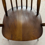 S/4 1970's Ercol Goldsmith Carver Arm Chairs 24.5x16x38