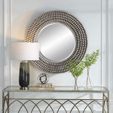 Uttermost Portside Round Gray Mirror 39.75"D