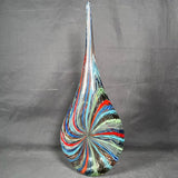 Viz Glass Hand Blown Multi-Colored Murano Sculpture 20"H