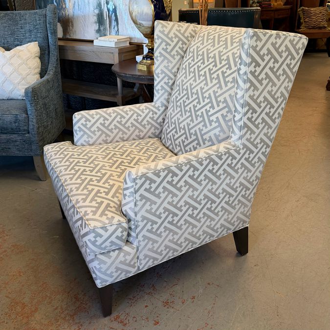 Ethan Allen "Parker" Modern Wingback 29x35.5x40