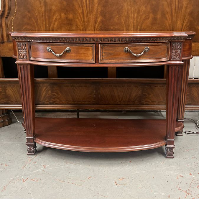 Lane 2-Drw Console Table W/Lower Shelf 56x20x35