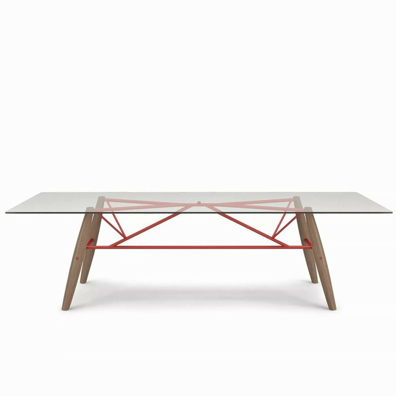 Connection Glass Dining Table by Up Huppe 98x40x30