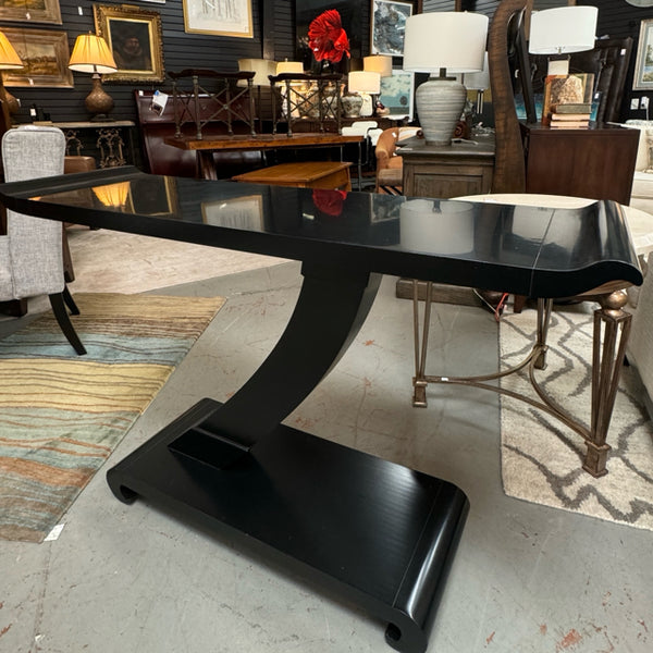 Century Black Asymetrical Modern Console 54x16x33  FINAL SALE!