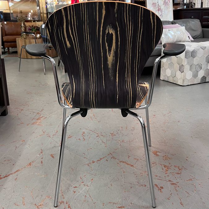 Ross Lovegrove Knoll Macasser Ebony "Sprite" Chair 28x20x31
