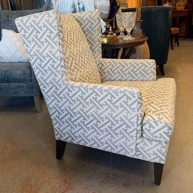 Ethan Allen "Parker" Modern Wingback 29x35.5x40 FINAL SALE