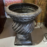 Large Bronze Pedestal Planter 24"Diameterx31.5"H