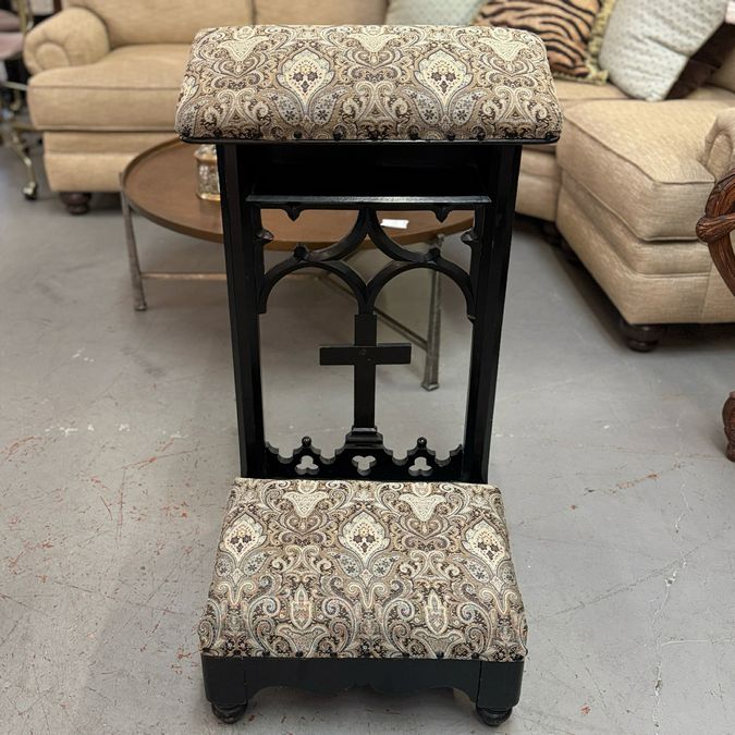 Antique Prayer Bench, Prie Dieu 21x22x36