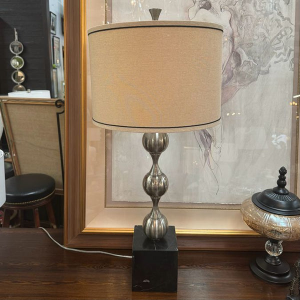 Uttermost Revelation R27509 Marble & Chrome Lamp 35"H