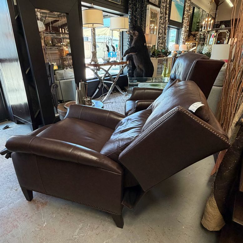 Hancock & Moore Leather Recliner 34x42x44