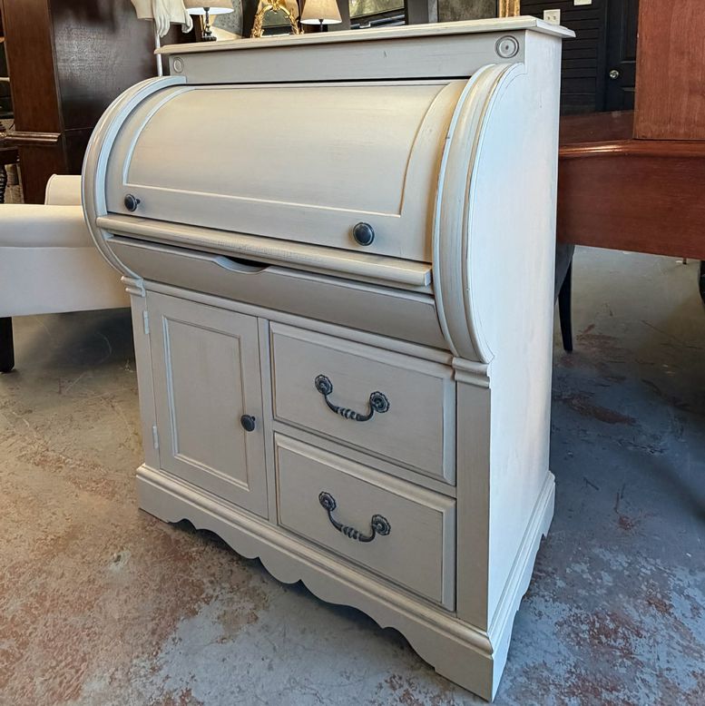Vtg Riverside Secretary W/Pull-Out Desk & Drawer 32x22x42