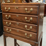 Ethan Allen Georgian Court 4-Drw Silver Chest 21x13x38