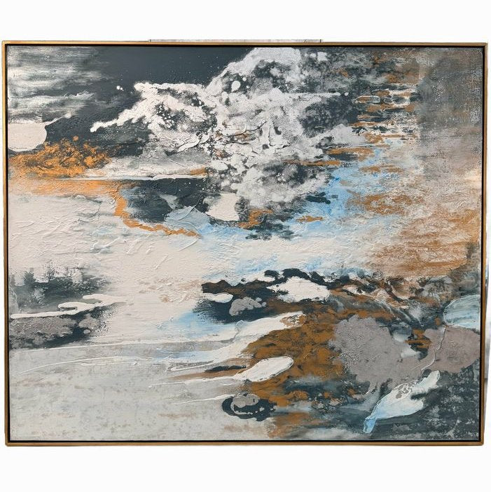 Uttermost 36058 Stormy Seas Hand Painted on Canvas 61x51