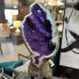 34" Amethyst Quartz W/Stand