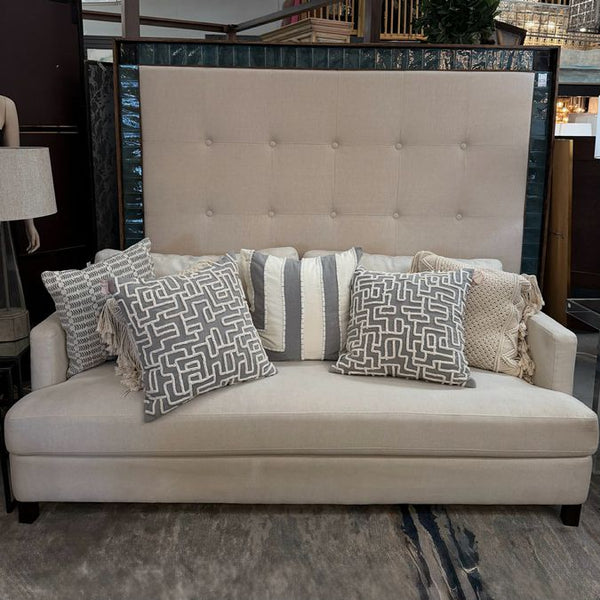 Pottery Barn Pacifica Slim Arm Sofa In Ivory 78x37x26