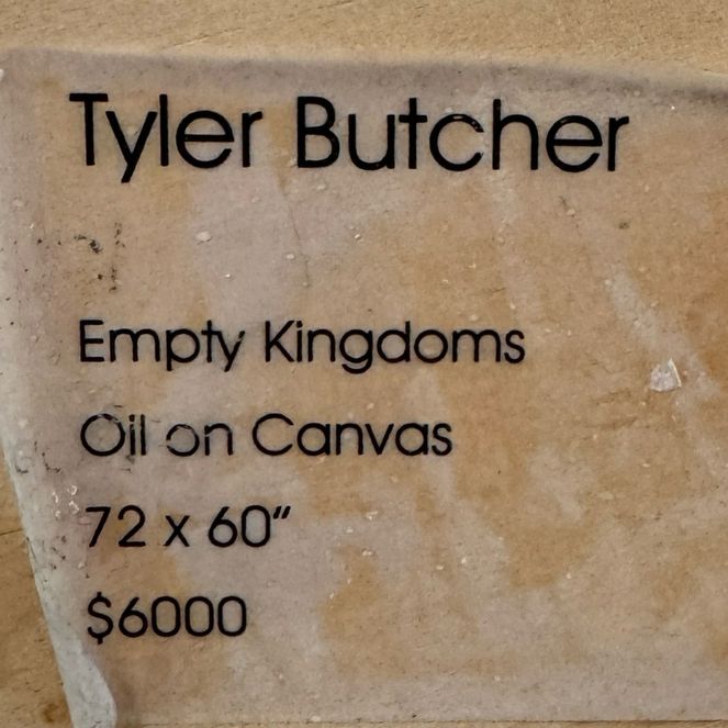 "Empty Kingdoms" Oil Painting by Tyler Butcher 60"x72"