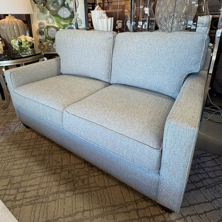 Mayo Blue/Gray Love Seat 61x36x37 LIKE NEW