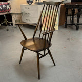 S/4 1970's Ercol Goldsmith Carver Arm Chairs 24.5x16x38