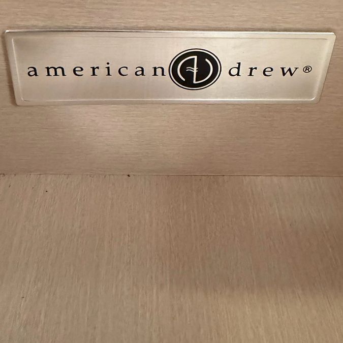 American Drew Southbury Whitewashed Birch 3-Dwr Nightstand W/USB Port 28x17x29